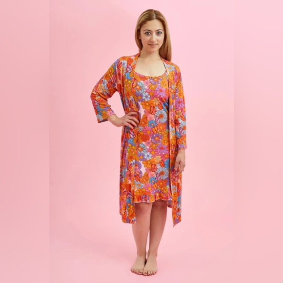 NWT Posh Peanut Meadow Slip Bamboo Dress Women’s XS - Picture 2 of 9